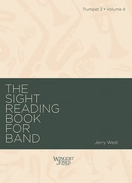 The Sight-Reading Book for Band, Vol. 4 Trumpet 2 band method book cover